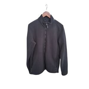 Lands End Mens size‎ M/T 38-40 Gorpcore Outerwear Fleece Zip Jacket Grungecore